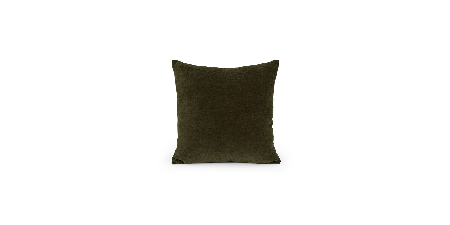 Inez, Pude, 50x50 - Moss Olive (#413361)