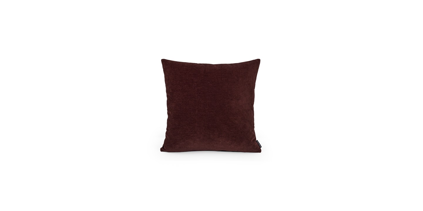 Inez, Pude, 50x50 - Moss Burgundy (#413380)
