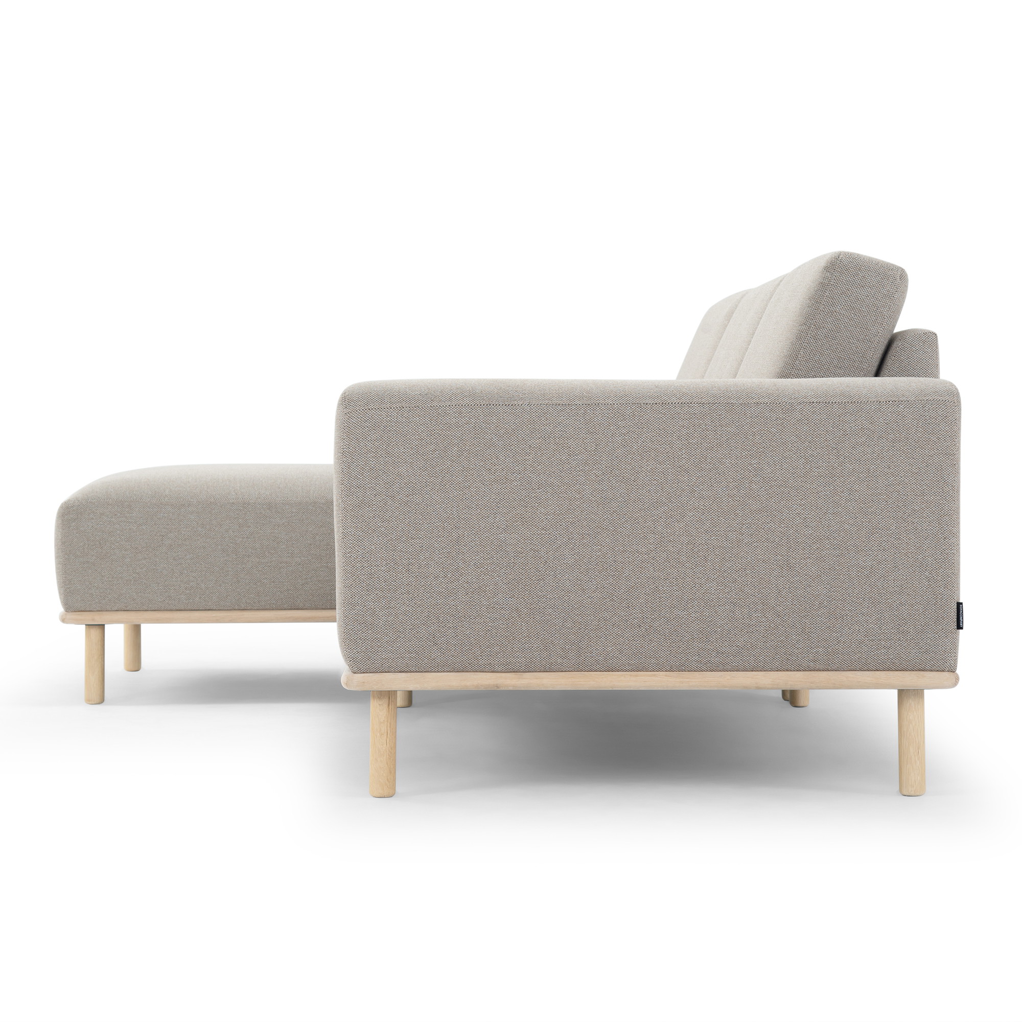 Vilmar, Sofa mit Récamiere, links - Agnes Brown (#407844)