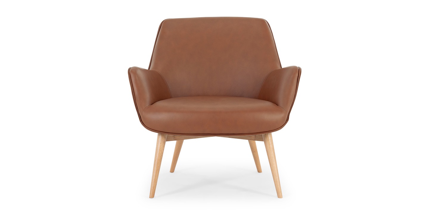 Oscar, Sessel - Soffy Cognac (#415322)