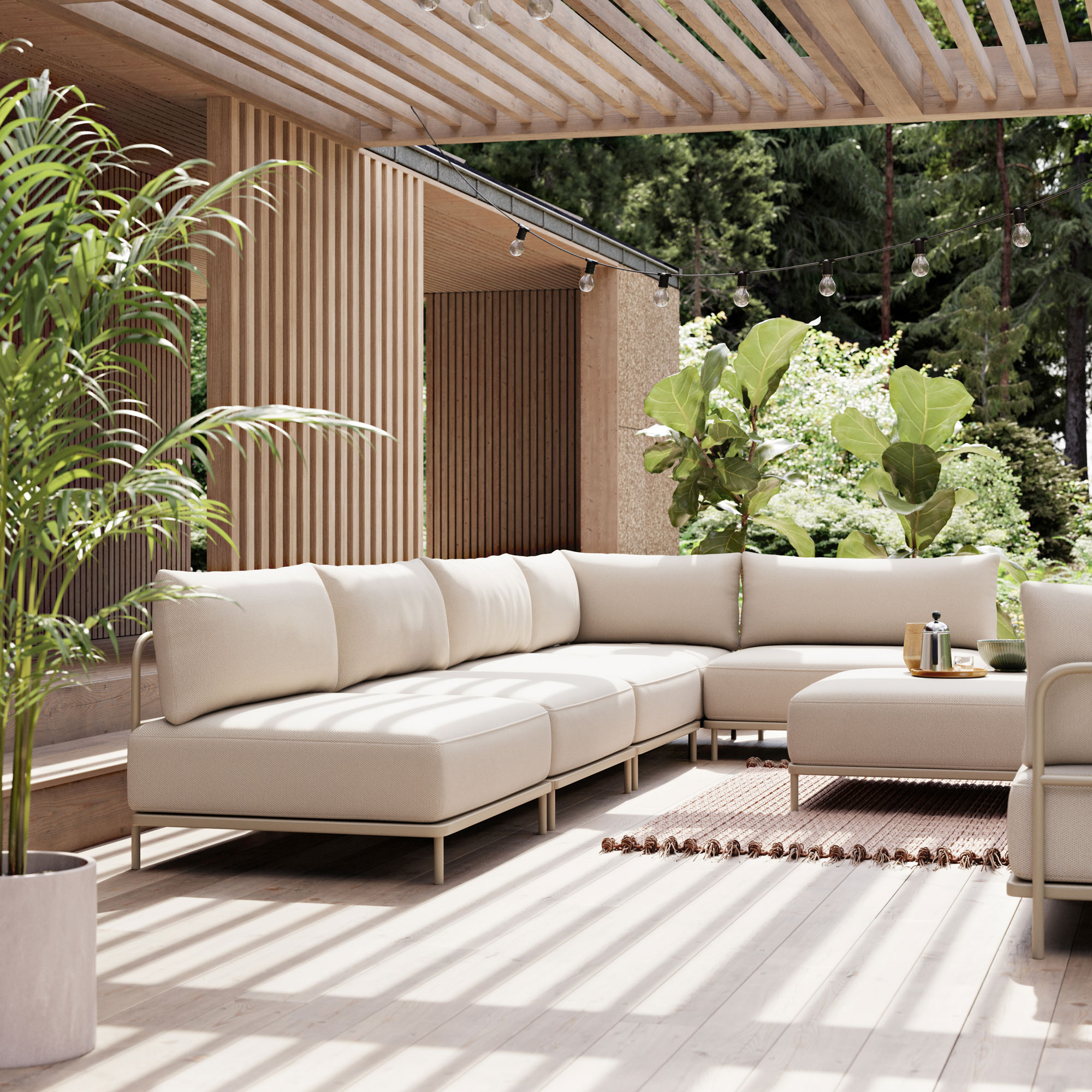 Vincent Outdoor, Hocker modul - Sandshell (#411202)