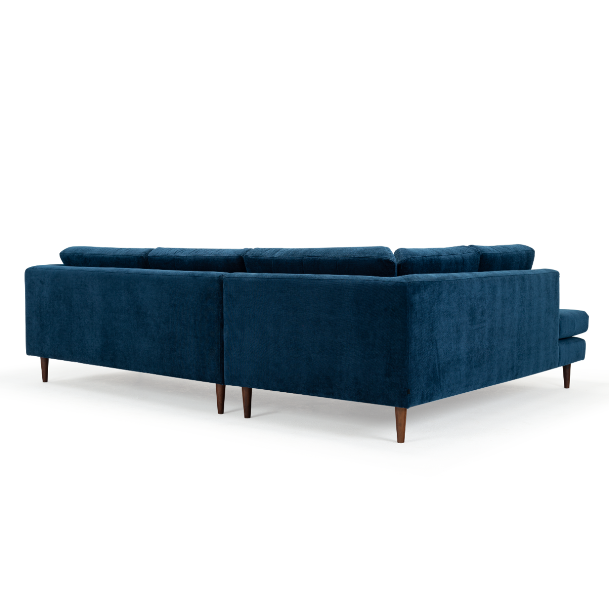 Cobalt blue corner sofa discount