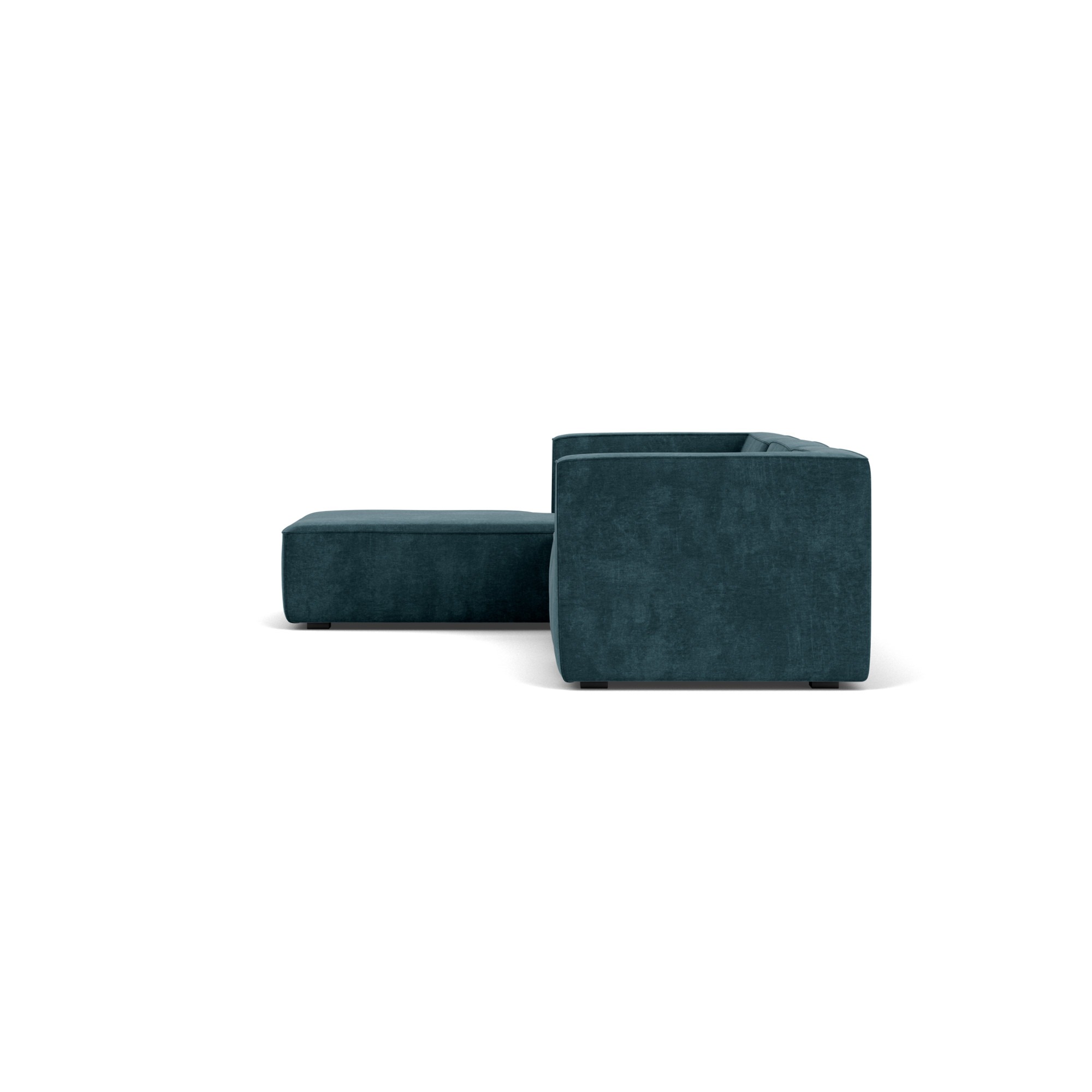 Dane, 3,5-sits modulsoffa divan vänster - Danny Dusty Blue (#412912)