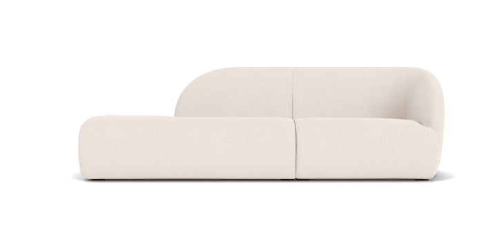 Paula, modulaire 3,5-zitsbank links open-end  - Maya Cream (#414074)