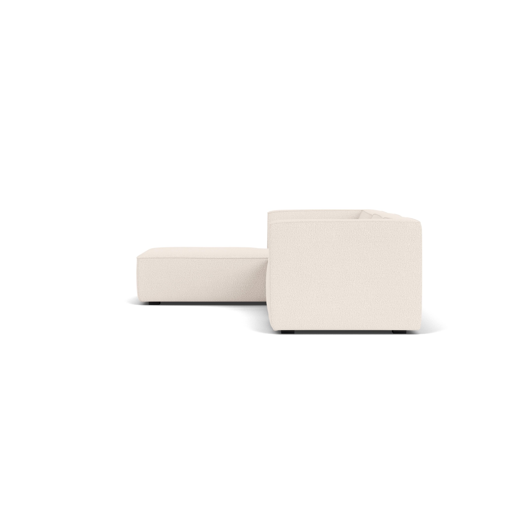 Dane, 3,5-Sitzer Modulsofa mit Récamiere links - Maya Cream (#412943)