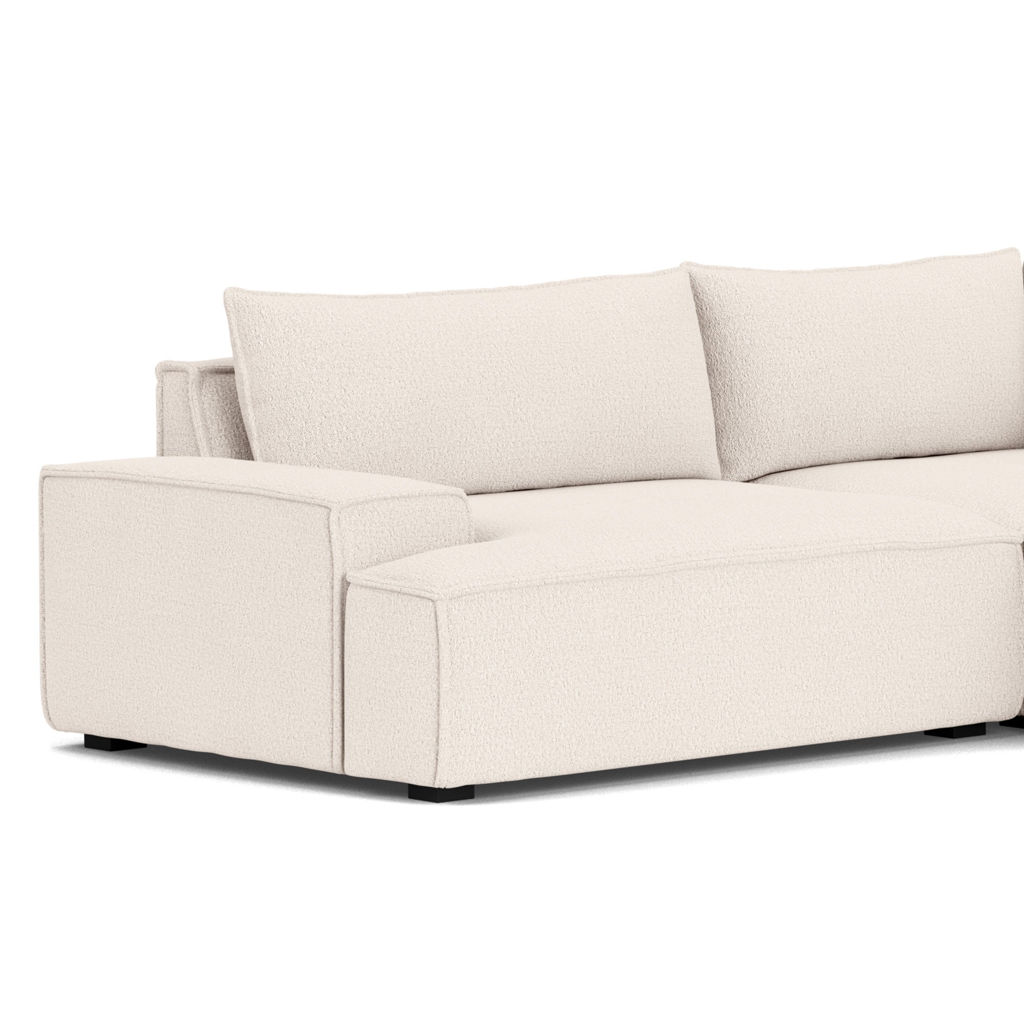 Daphne, Hjørne modulsofa, venstre - Maya Cream (#412539)