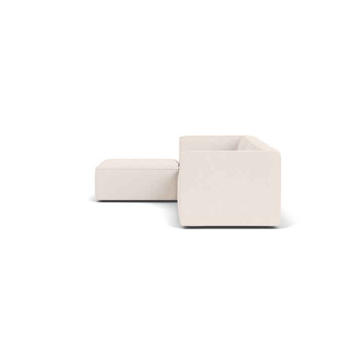 Dane, modulaire 3,5-zits zetel met hocker - Maya Cream (#413159)