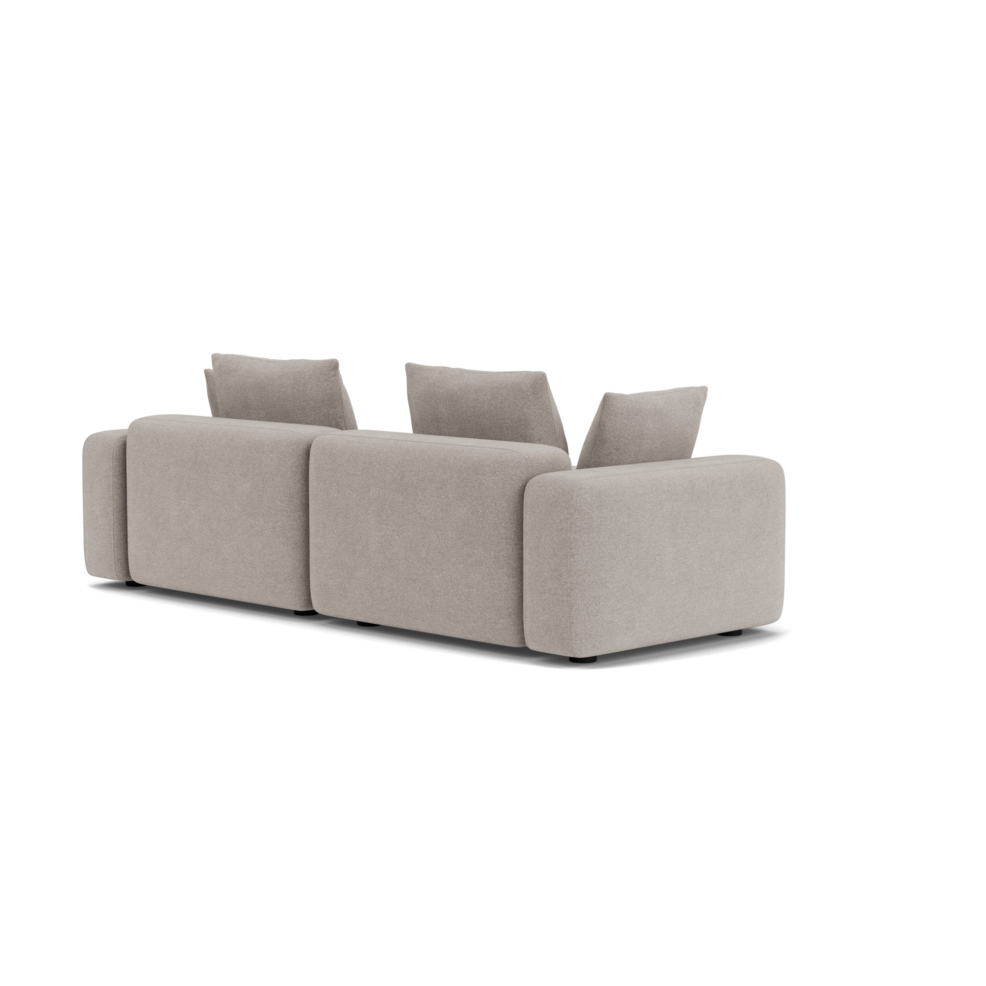 Hailey, 3,5-Sitzer Modulsofa mit Récamiere rechts - Impression Greige (#415484)