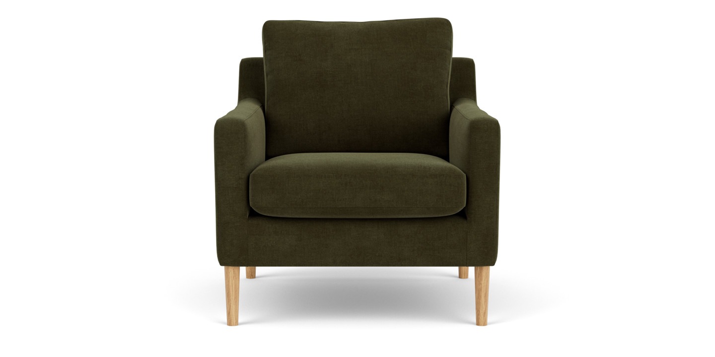 Astha, Fauteuil - Moss Olive (#414444)