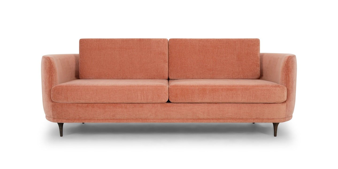Elinor, 3 personers sofa - Danny Dusty Rose (#413523)