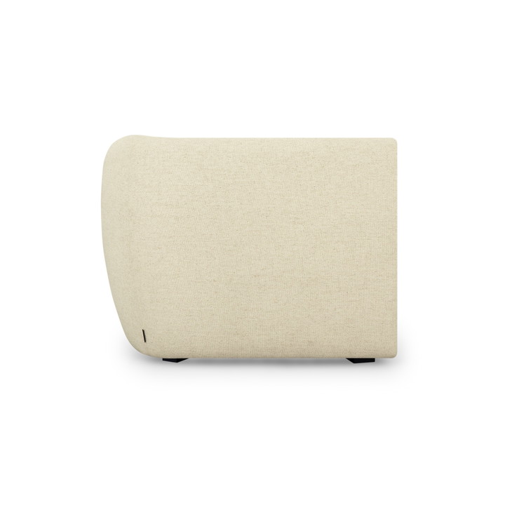 Paula, hoek module, links - Moonlight Sand (#414333)
