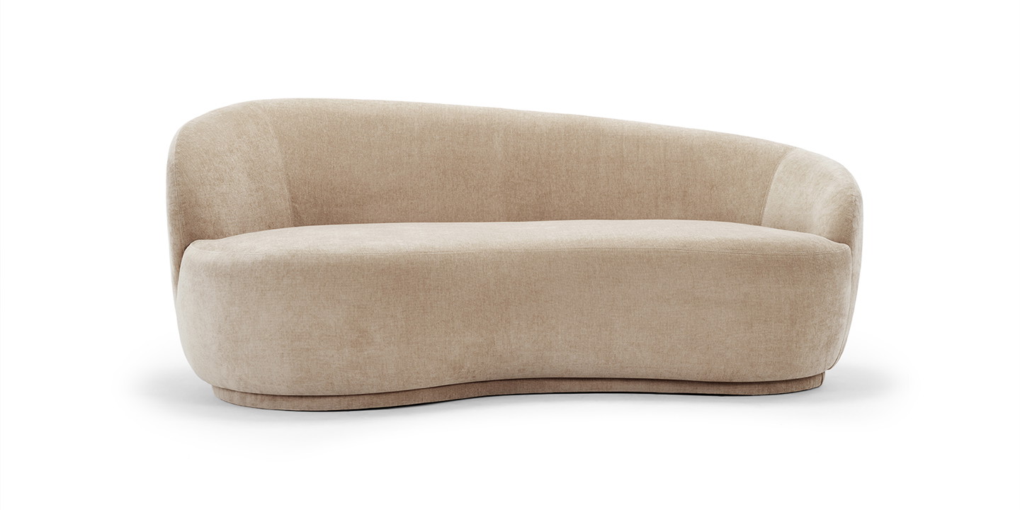 Rose, 2,5 personers sofa venstre - Danny Cream (#405216)
