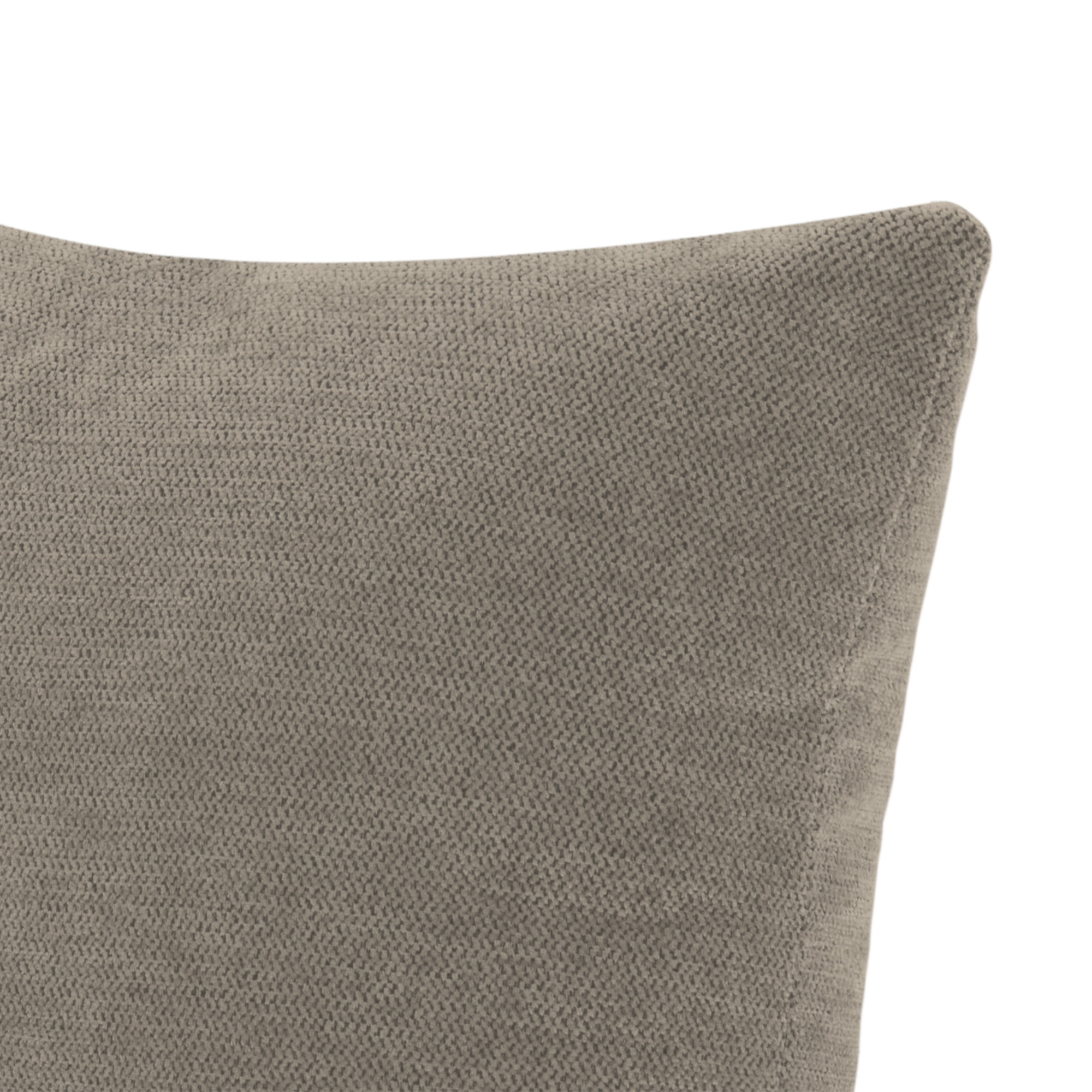 Inez, Kissen, 50x50, Braun, Impression Greige