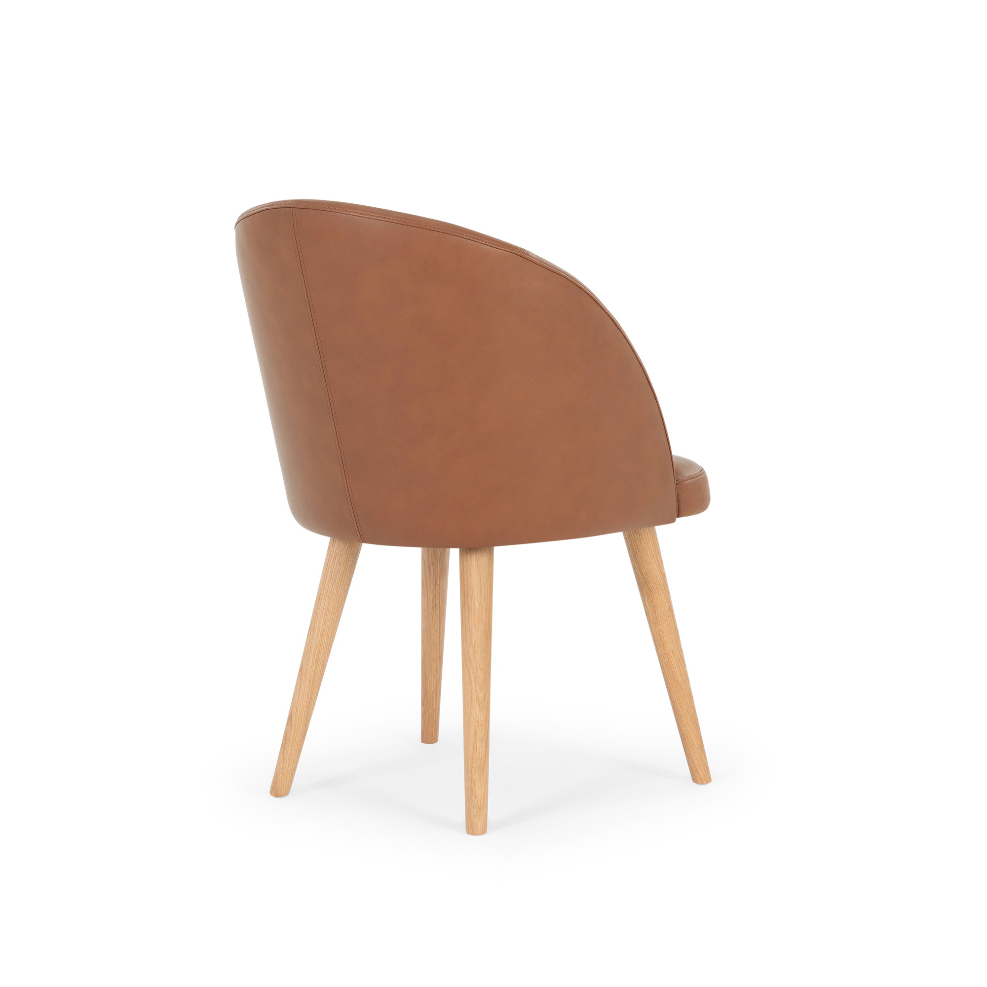 Holly, Stuhl - Soffy Cognac (#411443)