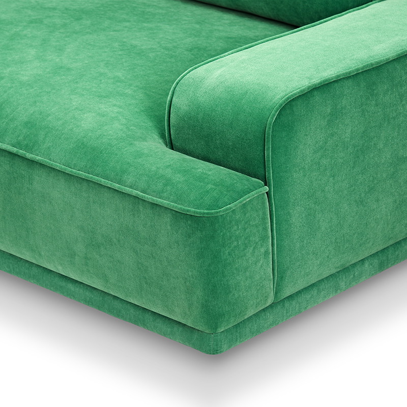 Leonora 3 sits soffa Grön - Moss Grass Green - SOFACOMPANY