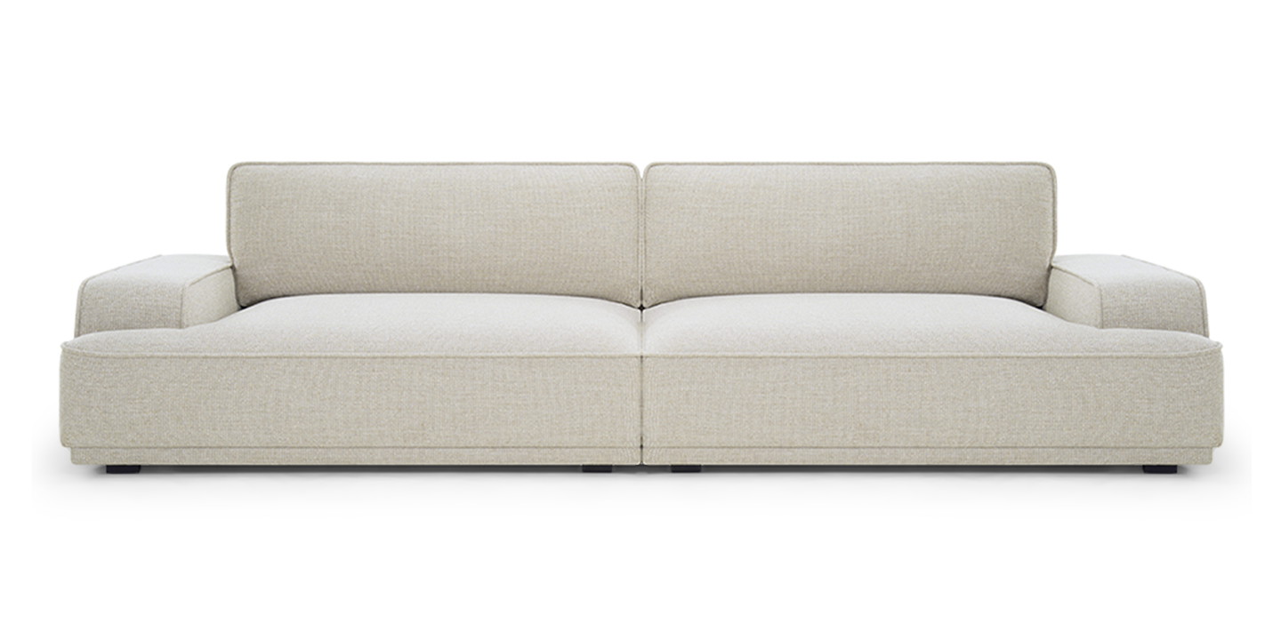 Leonora, 3,5-seter sofa, Sand, Nola Sand - SOFACOMPANY