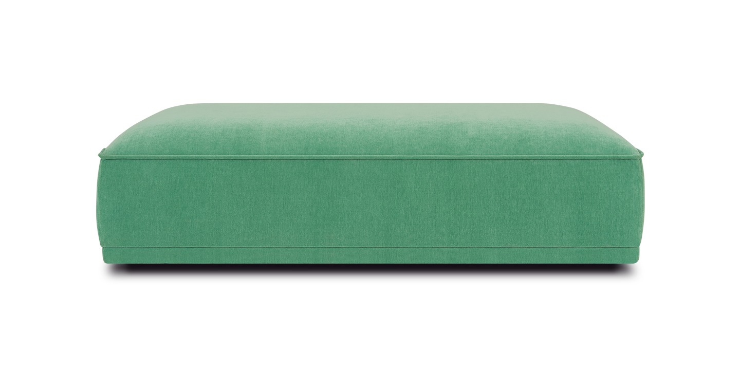 Leonora, Hocker XL - Moss Grass Green (#416557)