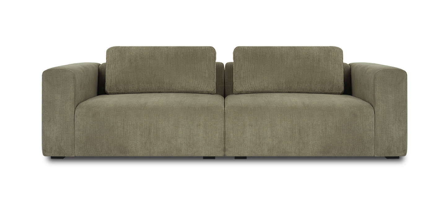 Riley, 3 personers sofa - Free Sage (#410340)