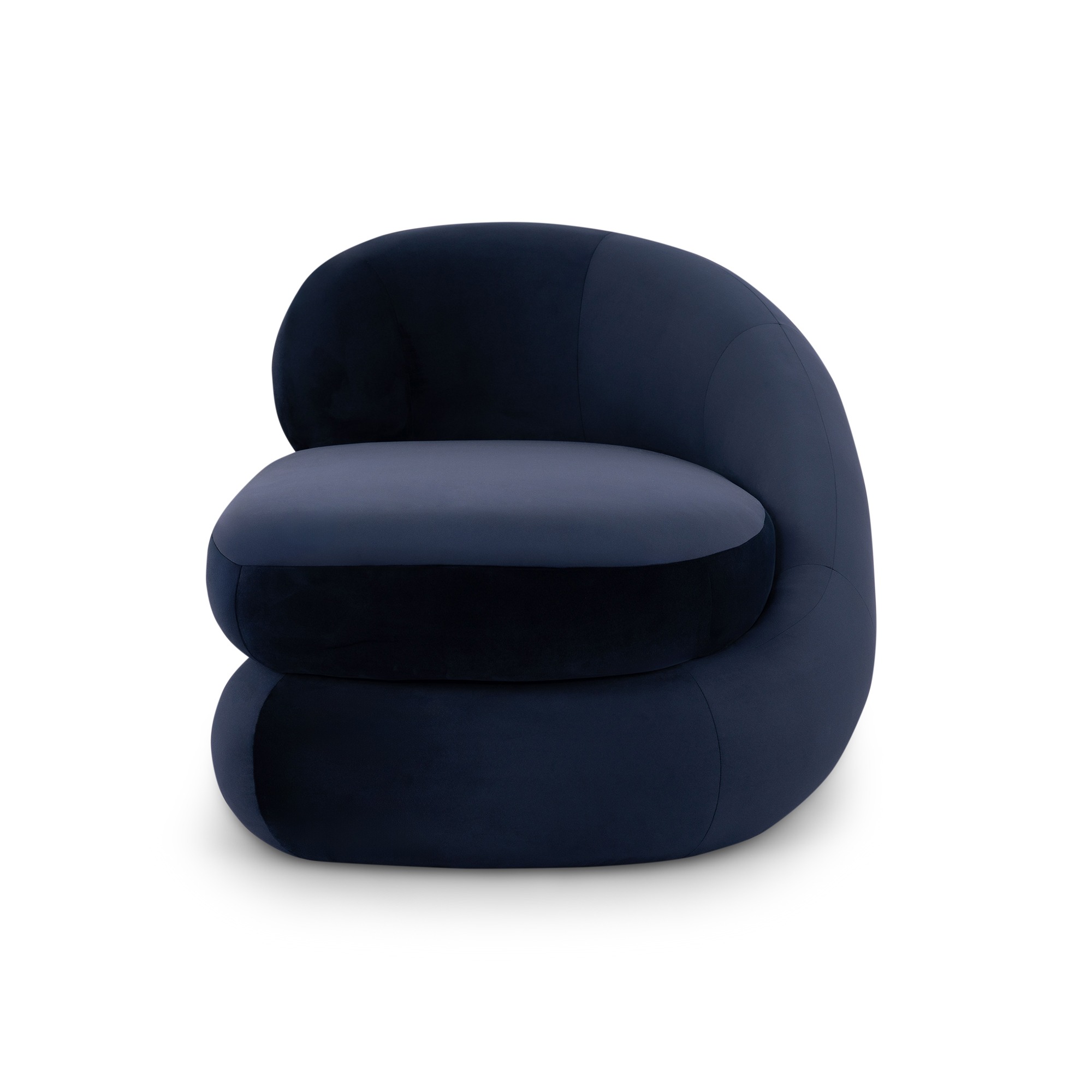 Islet, Chaise longue, droit - Velour Lux Navy (#414404)