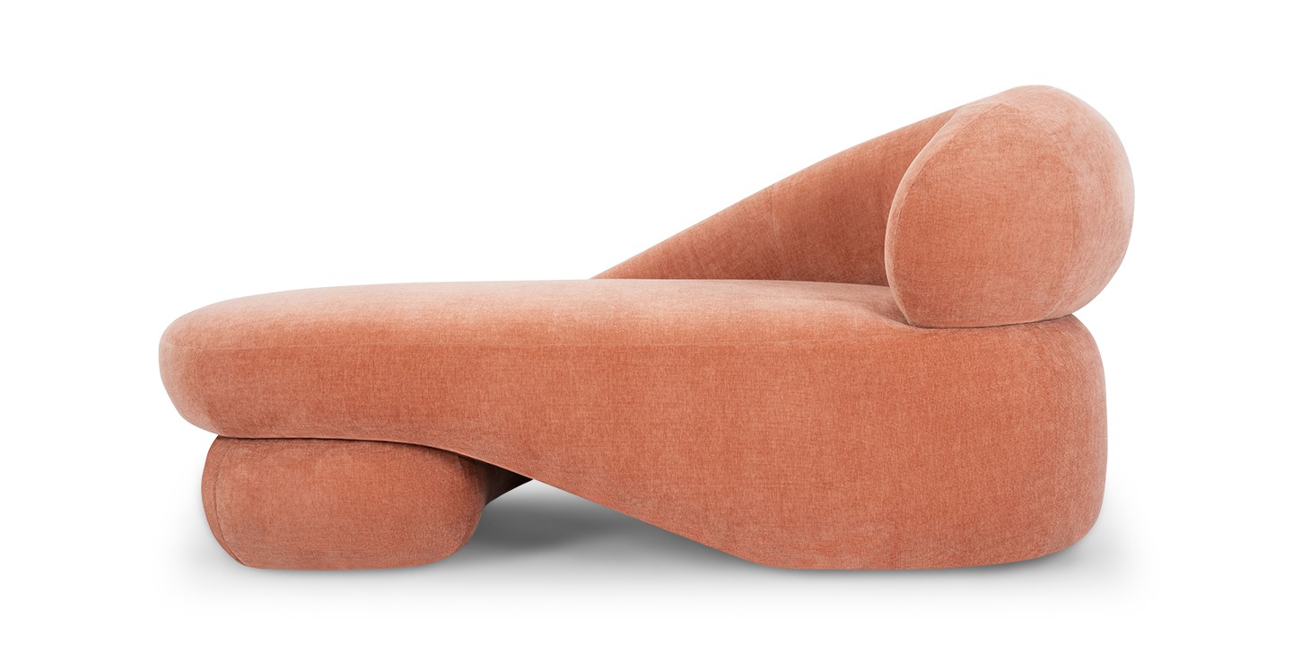 Islet, Chaise longue, gauche - Danny Dusty Rose (#414409)