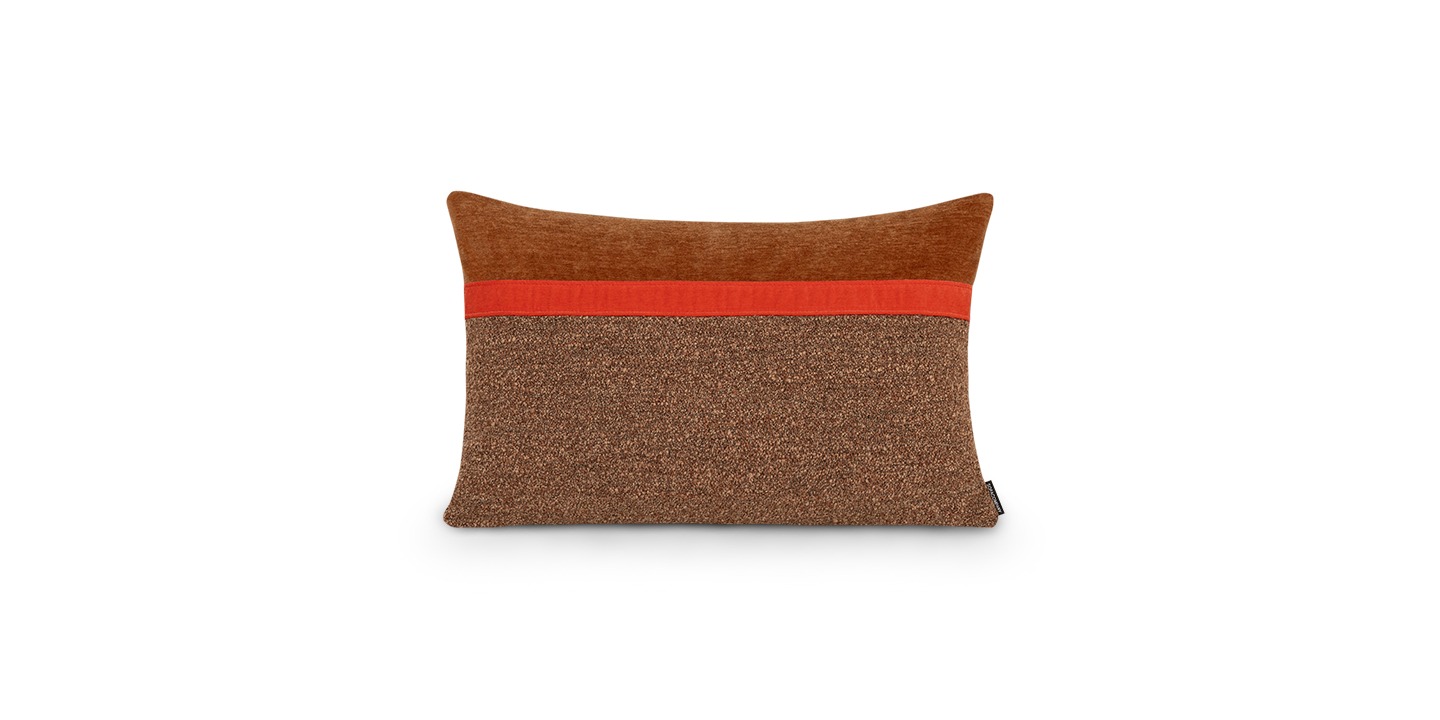 Ada, Kissen, 40x60 - Pebble Rust (#413832)