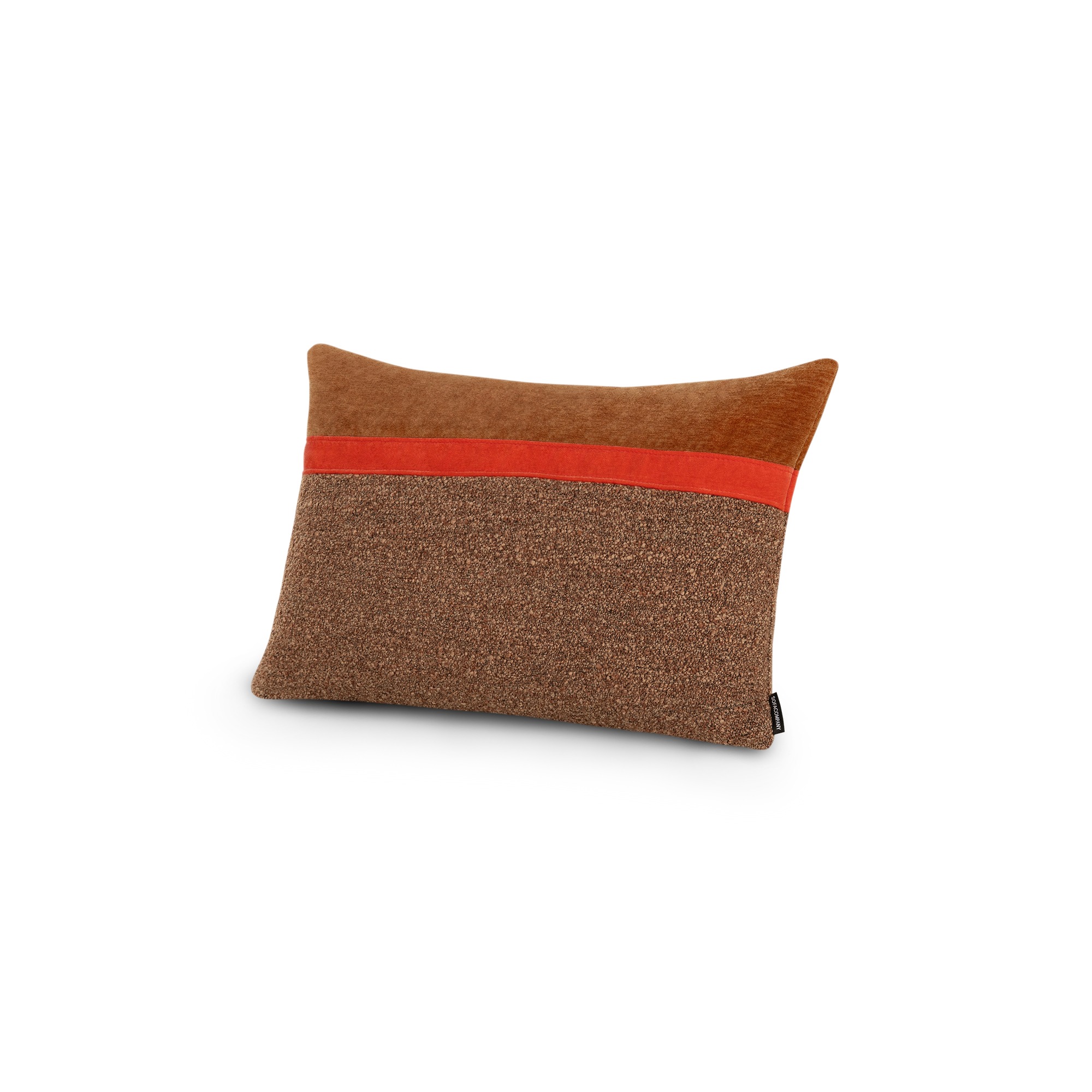 Ada, Kissen, 40x60 - Pebble Rust (#413834)
