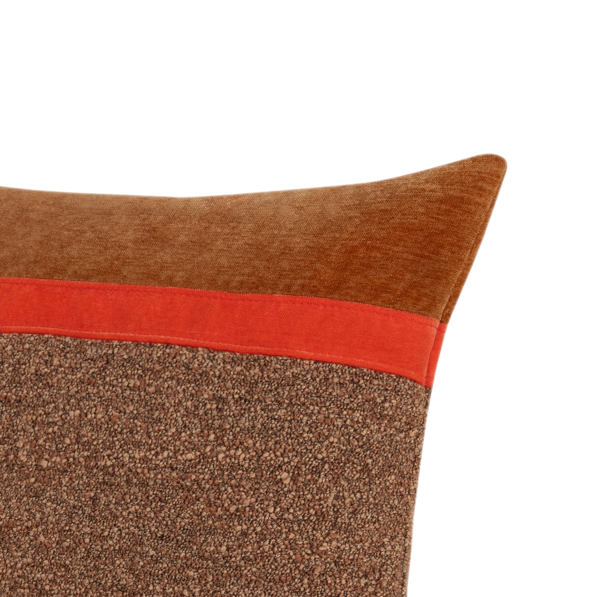 Ada, Kissen, 40x60 - Pebble Rust (#413835)