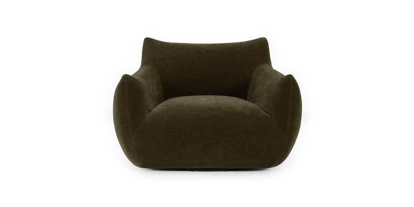 Skylar, Lænestol - Moss Olive (#416617)
