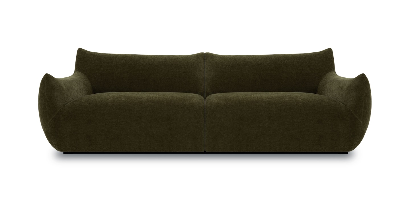 Skylar, 3 personers sofa - Moss Olive (#416583)