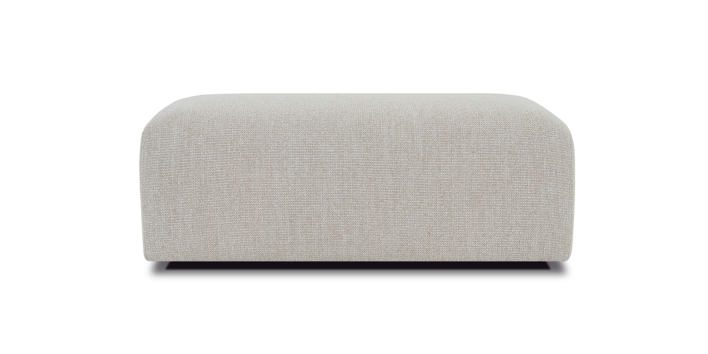 Emmy, Fußhocker - Nola Sand (#416636)