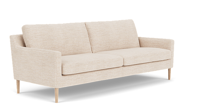 Anna, 3 personers sofa - Vega Cream (#405740)