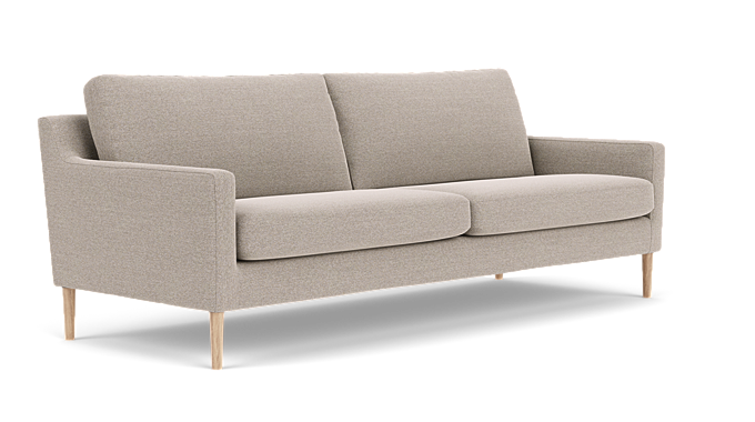 Astha, 3 personers sofa - Agnes Brown (#406273)