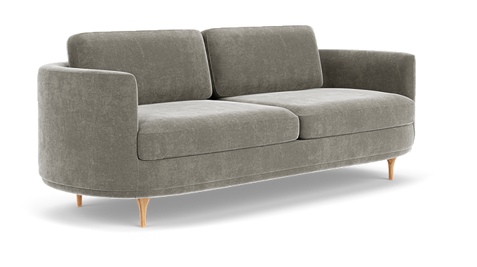 Elinor, 3 personers sofa - Planet Grey Green (#406319)