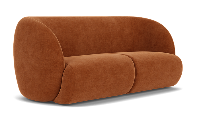 Paula, 2 personers sofa - Moss Rust (#406328)