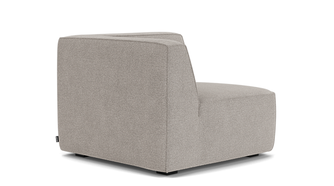 Dane, Module d'angle gauche - Impression Greige (#409935)
