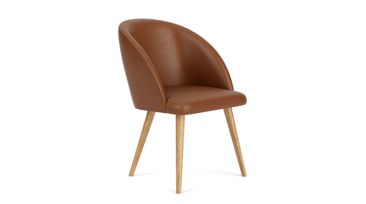 Holly, Stuhl - Soffy Cognac (#410451)
