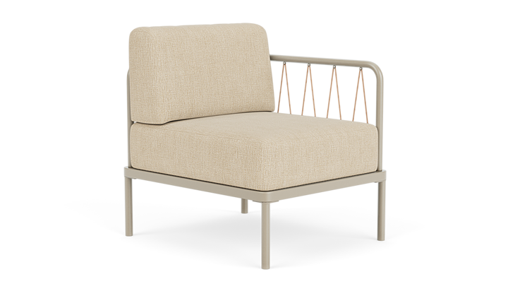 Hadley Outdoor, 1er Modul, rechts - Marzipan (#411129)