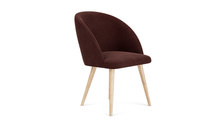 Holly, Stuhl - Moss Burgundy (#412118)