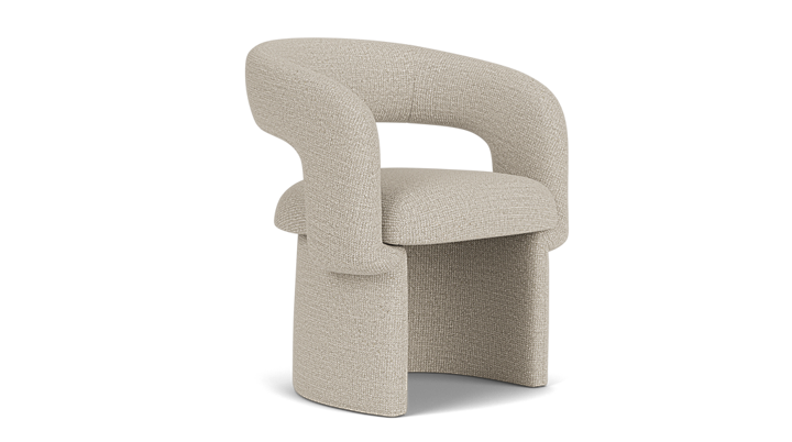 Asger, Chaise de salle à manger - Nola Sand (#412175)
