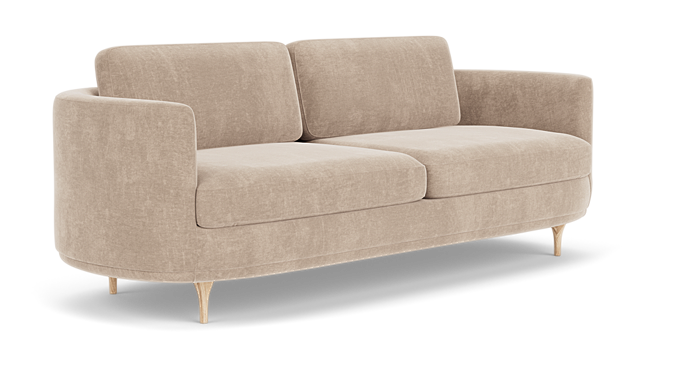 Elinor, 3 personers sofa - Danny Cream (#412433)