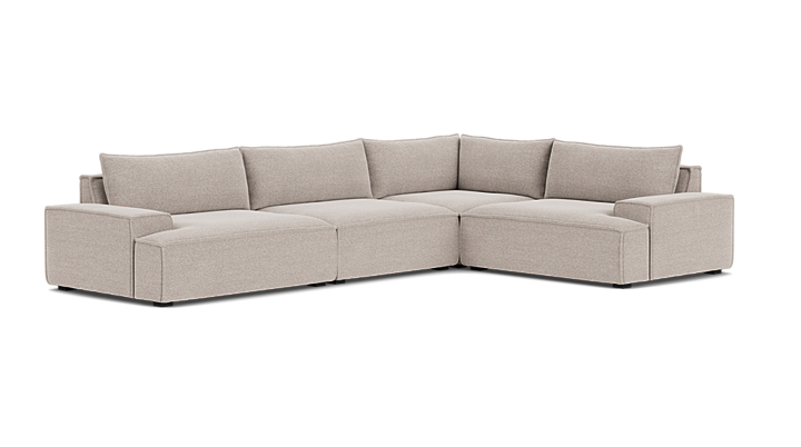Daphne, Modulsofa, Ecke rechts - Agnes Brown (#412612)