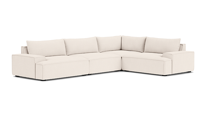 Daphne, Hjørnemodulsofa, højre - Maya Cream (#412613)