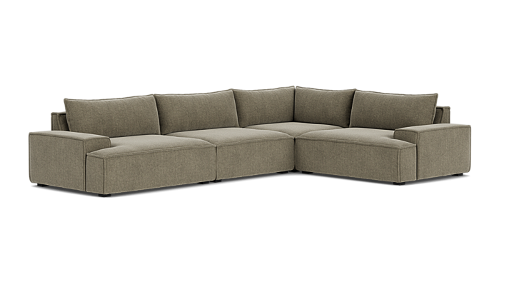Daphne, Hjørne modulsofa, høyre - Free Sage (#412618)
