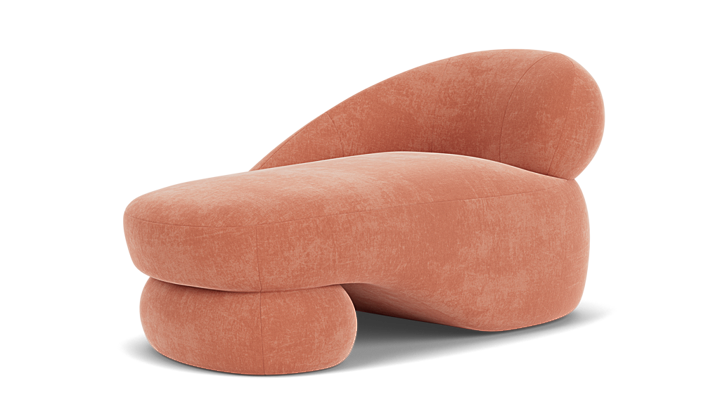 Islet, Chaise longue, gauche - Danny Dusty Rose (#412634)