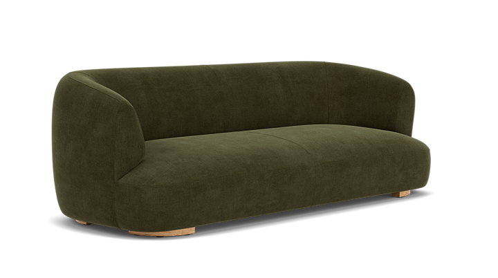 Audrey, 3 personers sofa - Moss Olive (#412640)