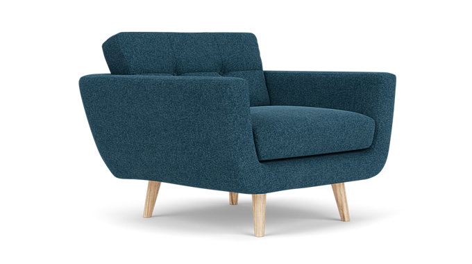 Vera, Lænestol - Olena Midnight Blue (#413788)