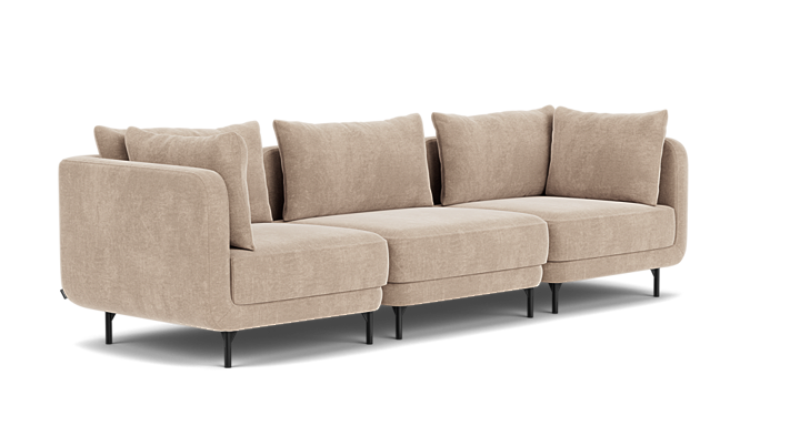 Maison, 3-Sitzer Modulsofa - Danny Cream (#414027)