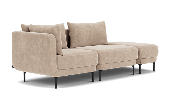 Maison, 2,5-Sitzer Modulsofa mit Open-End rechts/links - Danny Cream (#414174)