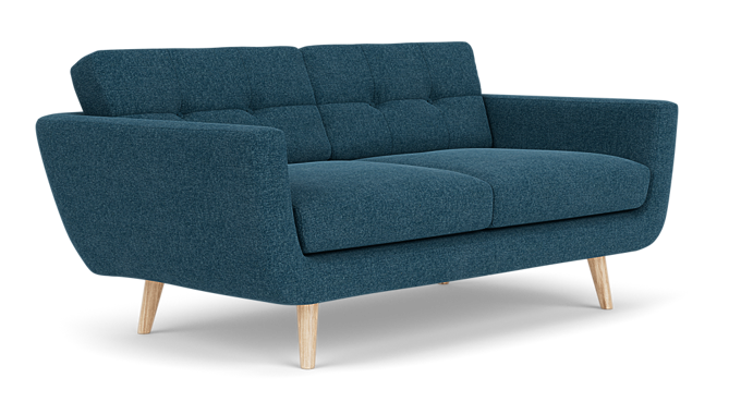 Vera, 2 personers sofa - Olena Midnight Blue (#414374)