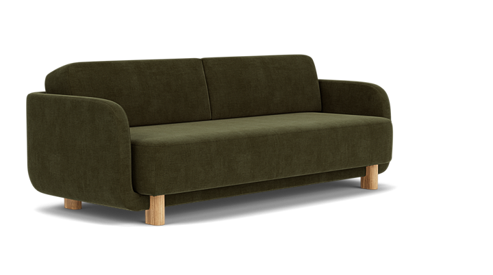 Clara, Bäddsoffa  - Moss Olive (#414810)